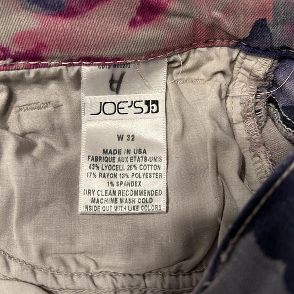 Joe’s Jeans Cute Pink Floral Denim Shorts - 32 - Picture 3 of 4